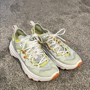 Sorel Stylish Women's Sneakers in Green and Orange